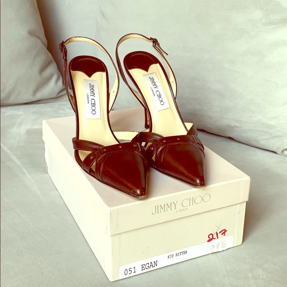 Jimmy Choo, toes and heels unscathed